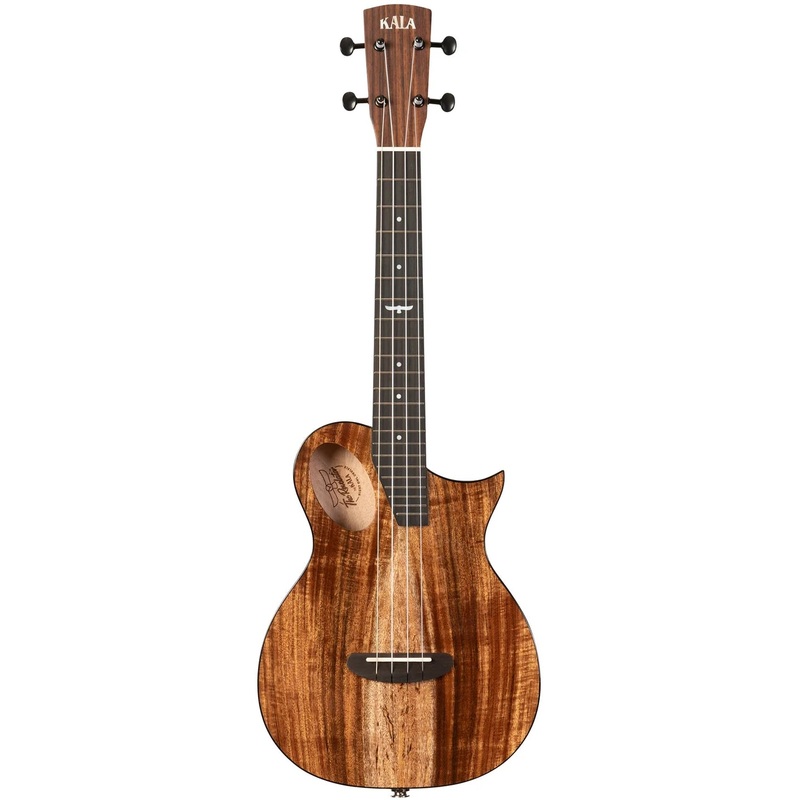 Kala KA-OWL-ACA-TE Revelator Night Owl Tenor Ukulele, Acacia
