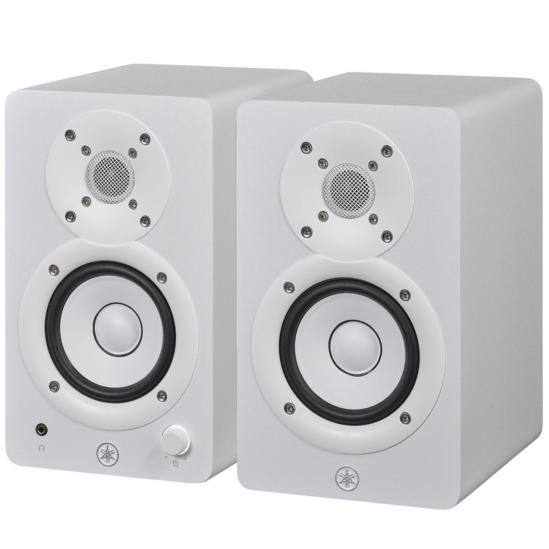 Yamaha HS3W 3.5 Powered Studio Monitors, Pair, White