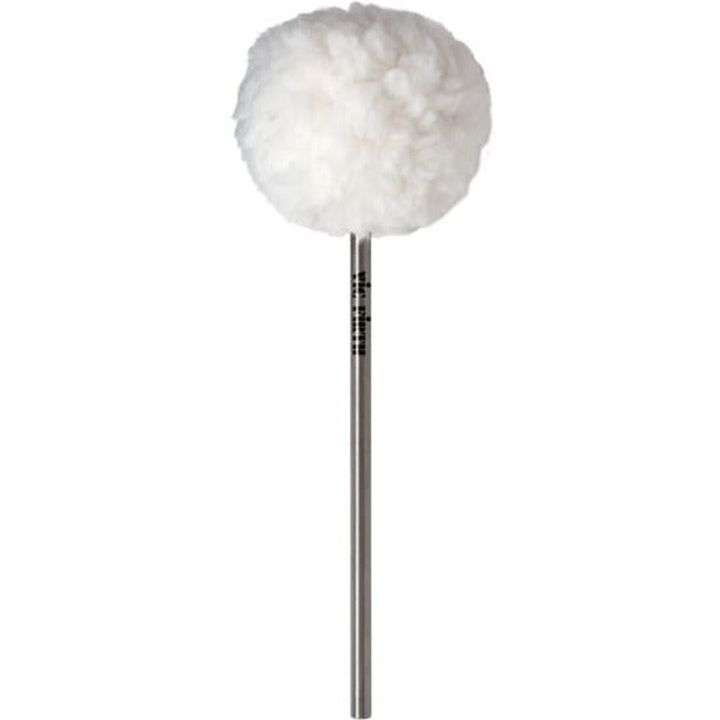 Vic Firth VKB3 VicKick Bass Drum Beater – Med Felt Core w/Fleece, Oval Head