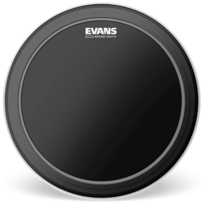 Evans BD22EMADONX 22 Onyx EMAD Bass Drumhead