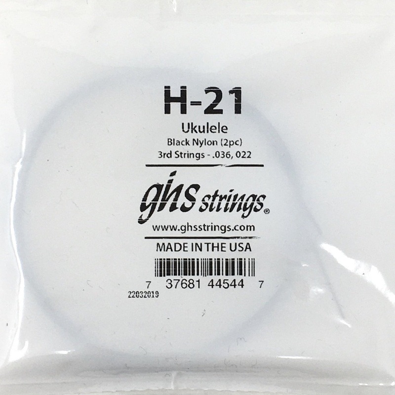 Ghs H-21 Tenor Uke 8-String C Pair – Black Nylon