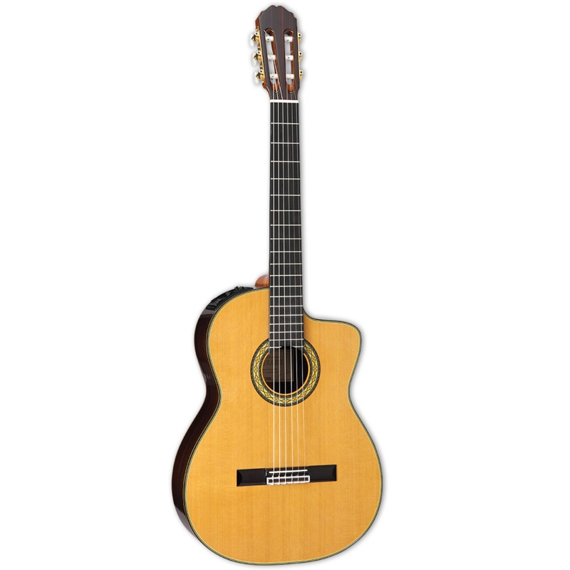 Takamine TH5C Hirade Classical Cutaway, Solid Cedar Top, CTP-3 Cool Tube Classical Guitar