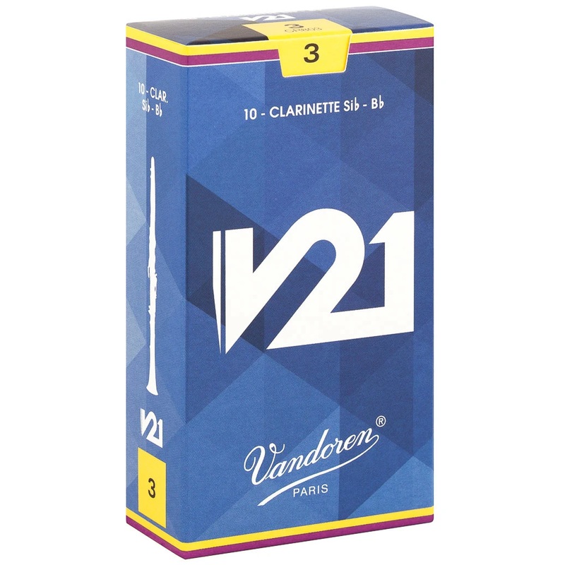 Vandoren CR803 V21 Bb Clarinet Reeds – Strength 3 (Box of 10)