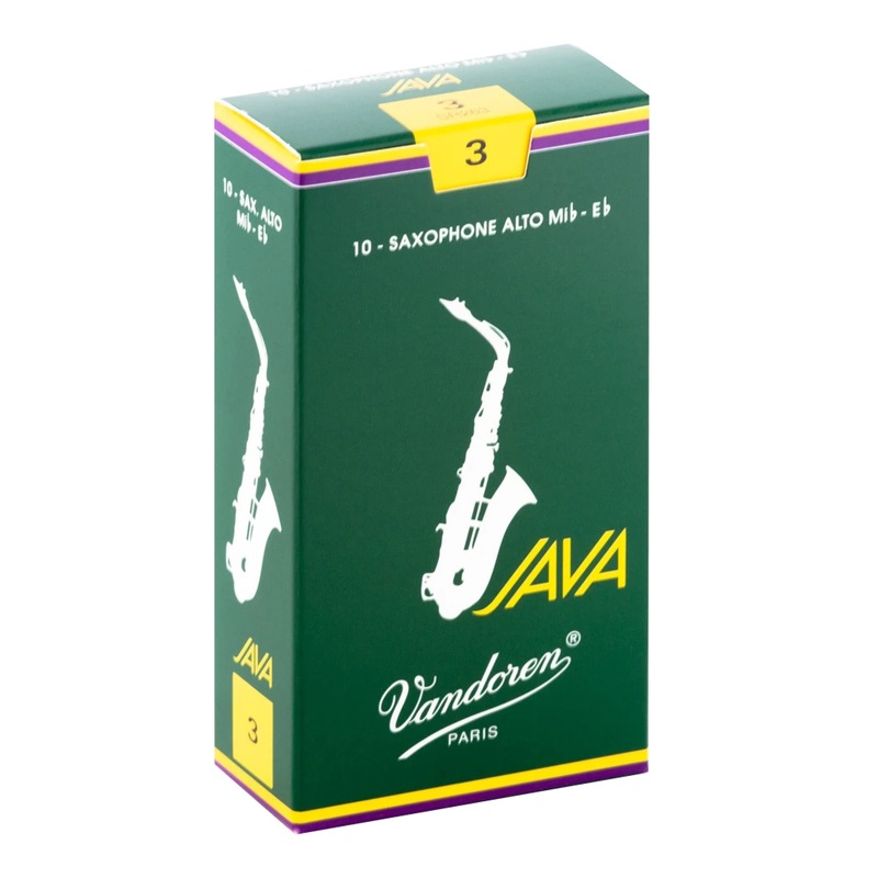 Vandoren SR263 Java Alto Sax Reeds – Strength 3 (Box of 10)