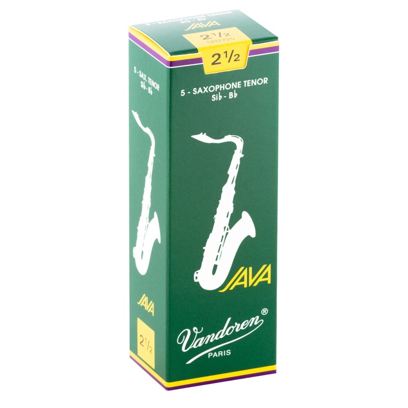 Vandoren SR2725 Java Tenor Sax Reeds – Strength 2.5 (Box of 5)