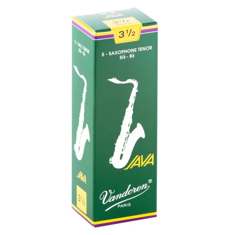 Vandoren SR2735 Java Tenor Sax Reeds – Strength 3.5 (Box of 5)