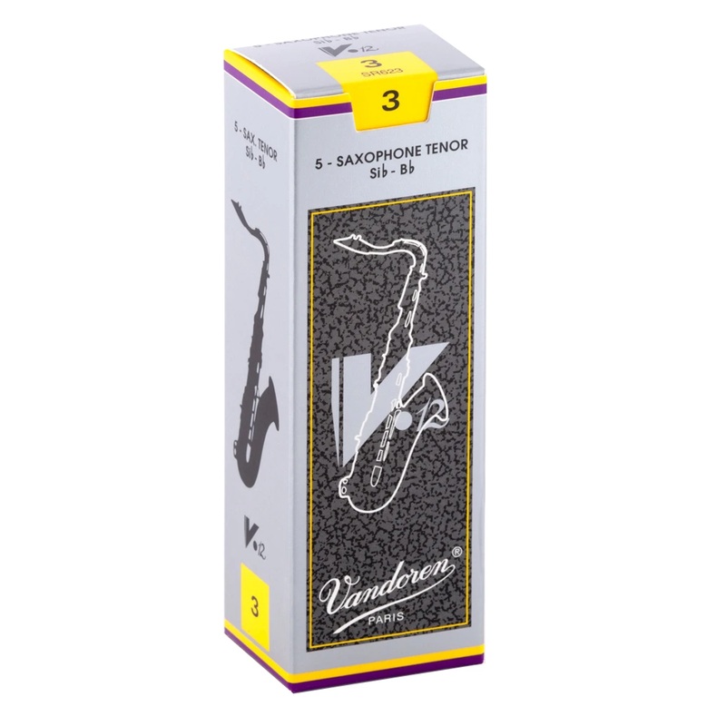 Vandoren SR623 V-12 Tenor Sax Reeds – Strength 3 (Box of 5)
