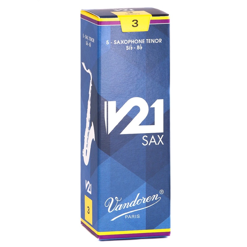 Vandoren SR823 V21 Tenor Sax Reeds – Strength 3 (Box of 5)
