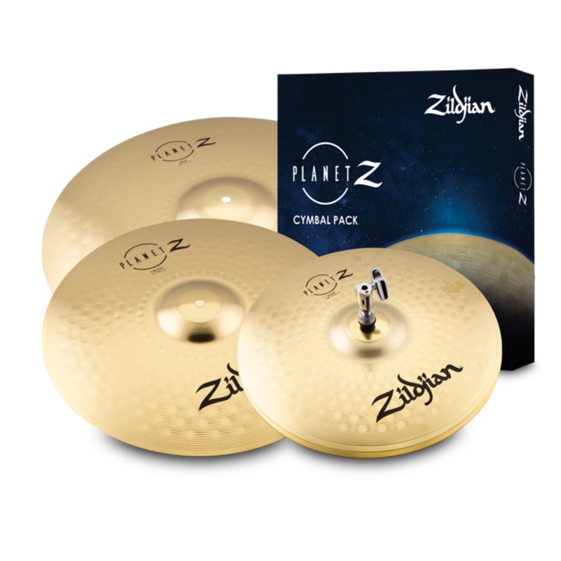 Zildjian ZP4PK Planet Z 4 Cymbal Pack  14 Hats, 16 Crash, 20 Ride