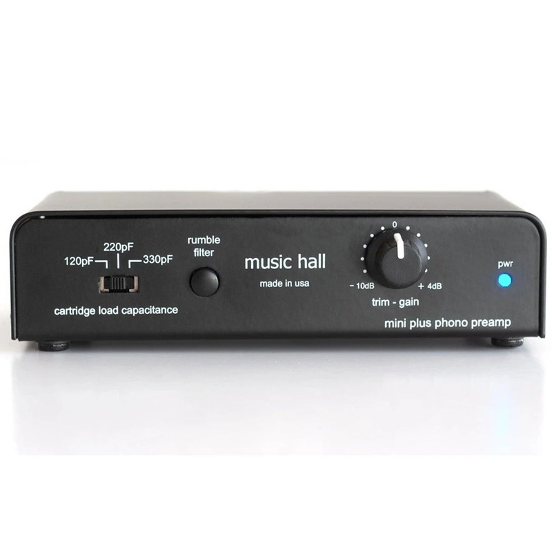 Music Hall MINI-PLUS Phono Amp With Gain+ Headphone Out
