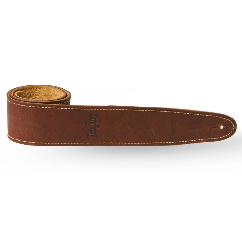 Taylor 4100-25 Taylor Strap, Suede Back, 2.5, Medium Brown Leather