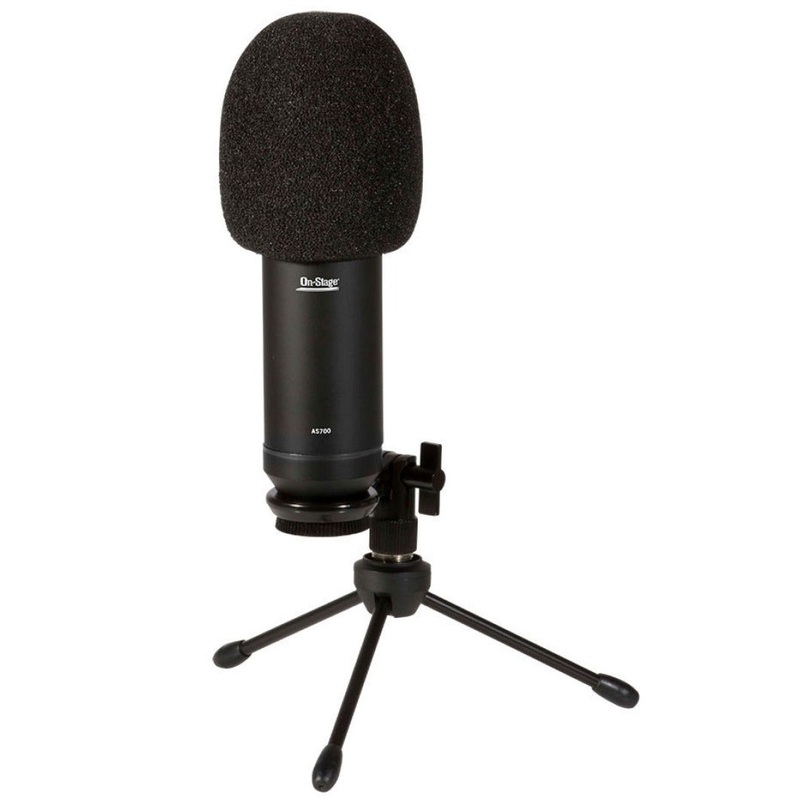 On-Stage AS700 USB Studio Condenser Microphone