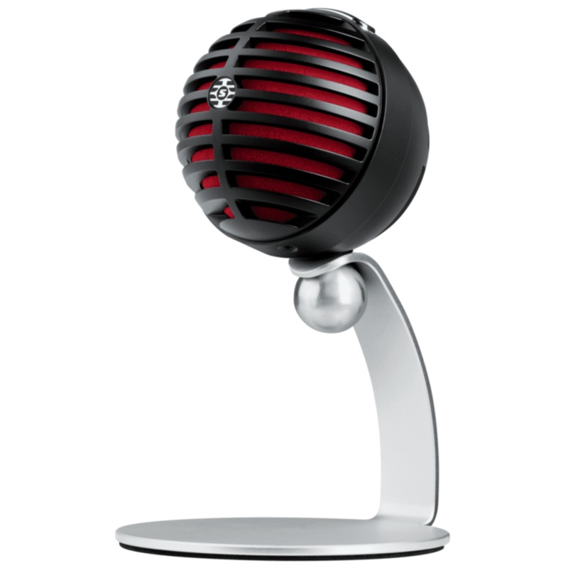 Shure MV5-B-DIG MV5 Home Studio Microphone, Black, Includes USB and LTG cables