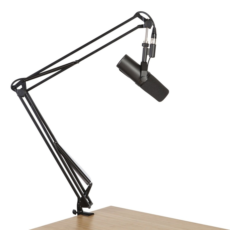 Gator GFWMICBCBM1000 Desk-Mounted Broadcast/Podcast Boom Mic Stand