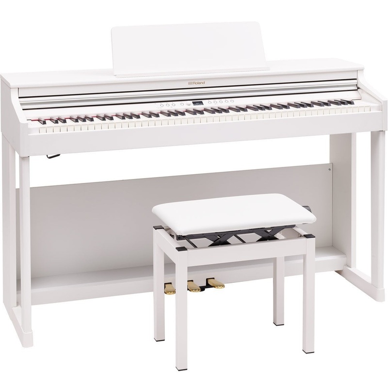 Roland RP701-WH 88-Key Digital Piano w/ Bench, White