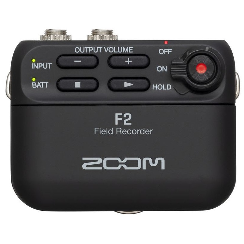 Zoom F2 Compact Field Recorder w/ Lavalier Mic