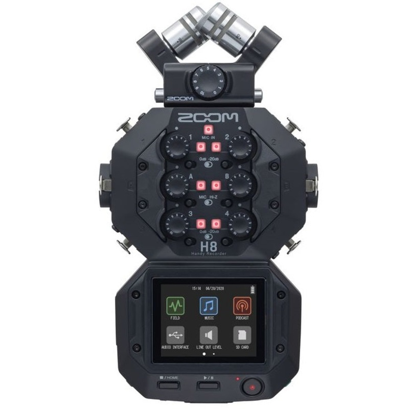 Zoom H8 H8 Multi-Track Handy Recorder, w/ Touchscreen