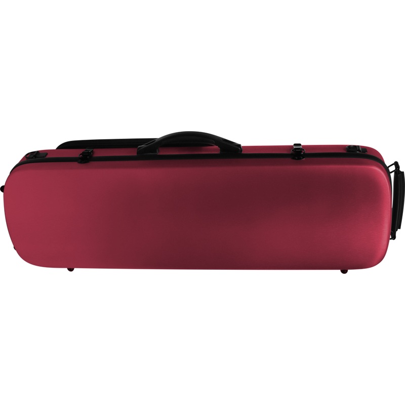 Maple Leaf Strings CVN8003O-RED 4/4 Violin Oblong Vector Case Rose Red