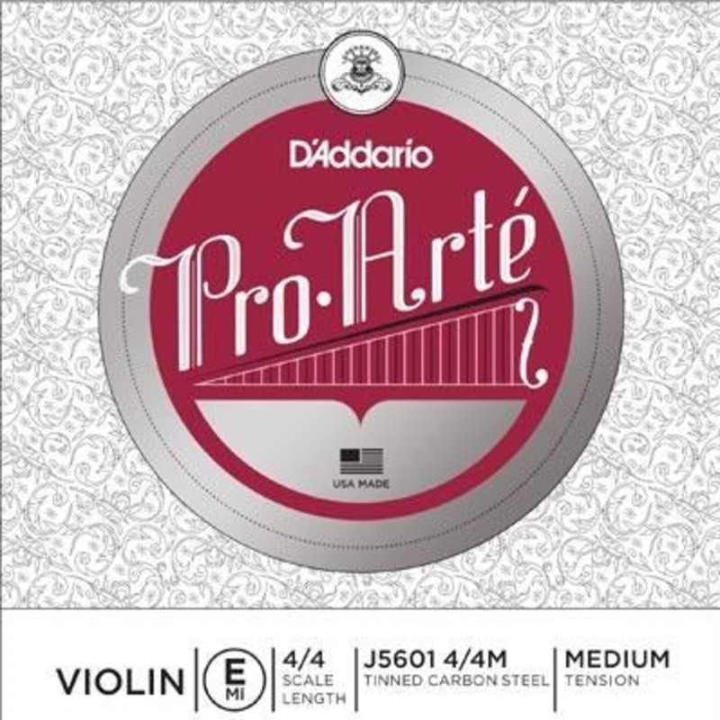 D’addario J5601-4/4M D’Addario Pro-Arte Violin Single E String, 4/4 Scale, Medium Tension