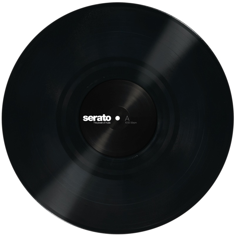 Serato SCV-PS-BLK-OJ 12 Serato Control Vinyl, Black, Pair