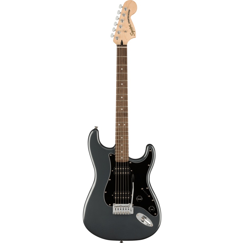 Squier 037-8051-569 Affinity Strat, HH, Laurel, BPG, Charcoal Frost Metallic