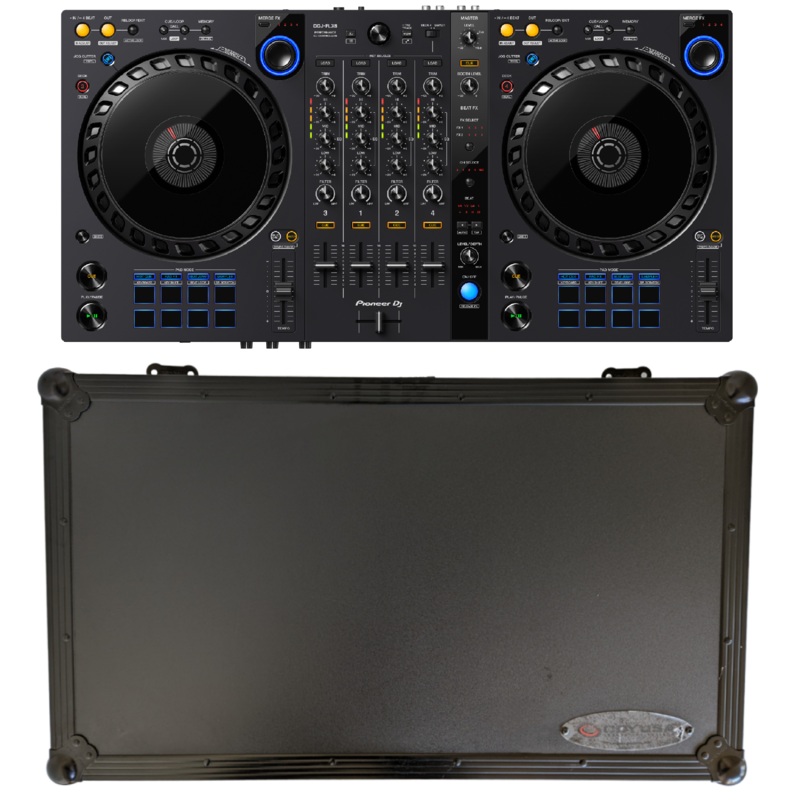 Pioneer DDJ-FLX6 4-channel DJ Controller & FZGSDDJFLX61BL Hard Case Bundle