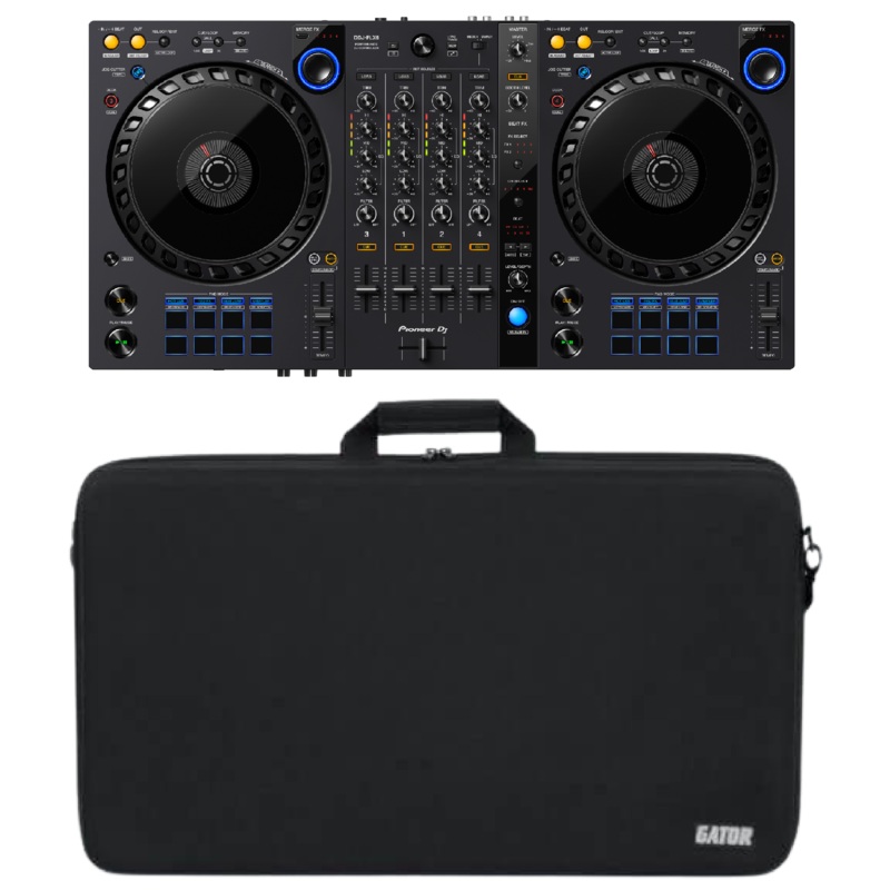 Pioneer DDJ-FLX6 4-channel DJ Controller & GU-EVA-2816-4 Soft Bag Bundle