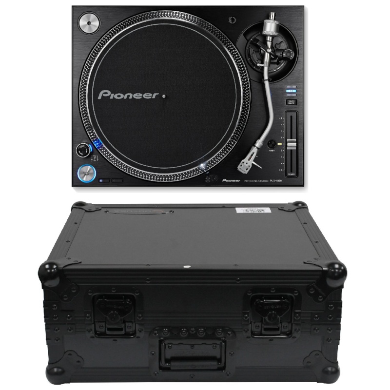 PLX-1000 Professional Direct Drive Analog Turntable & FZ1200BL Hard Case Bundle