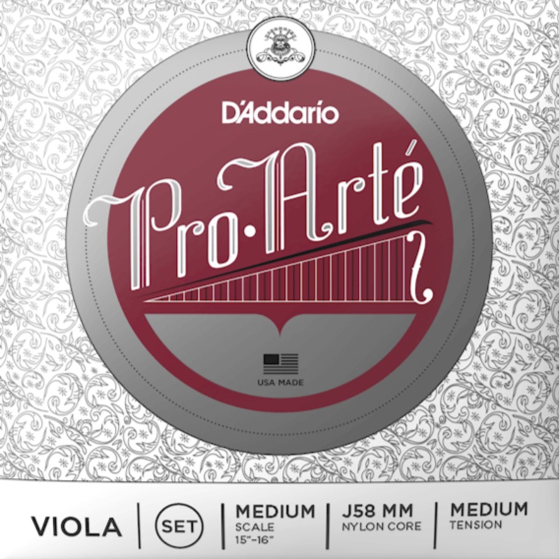 D’Addario J58-MM Proarte Viola Set Medium Med