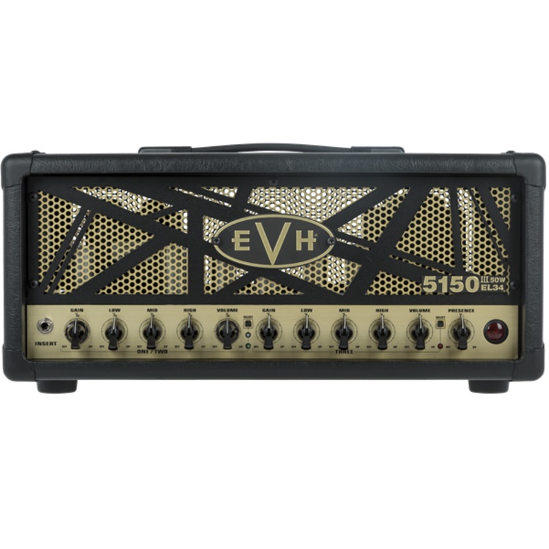 EVH 225-3060-000 5150III 50W Head, EL34, Black