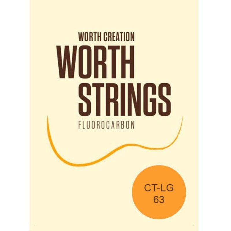 Worth CT-LG Tenor Ukulele Strings, Clear Fluoro-Carbon, Low-G