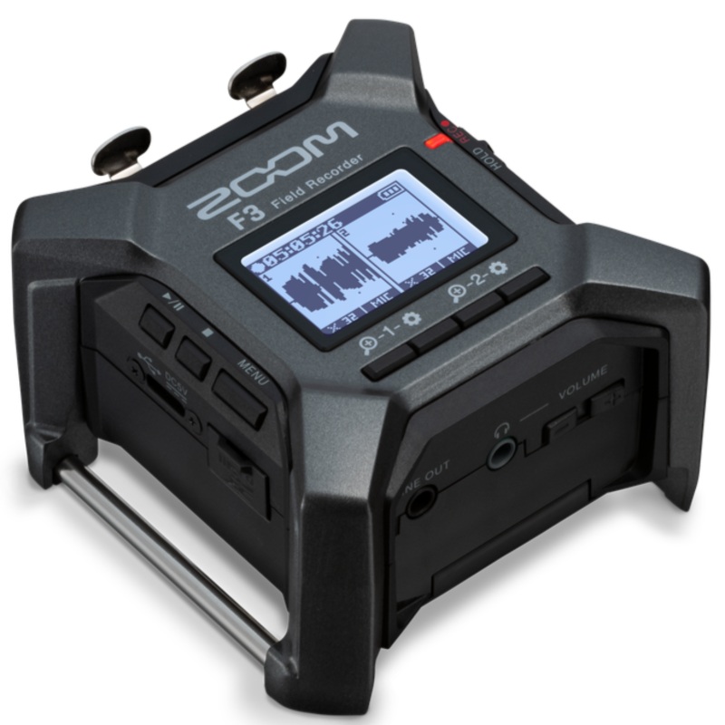 Zoom F3 Compact 2-Track Field Recorder