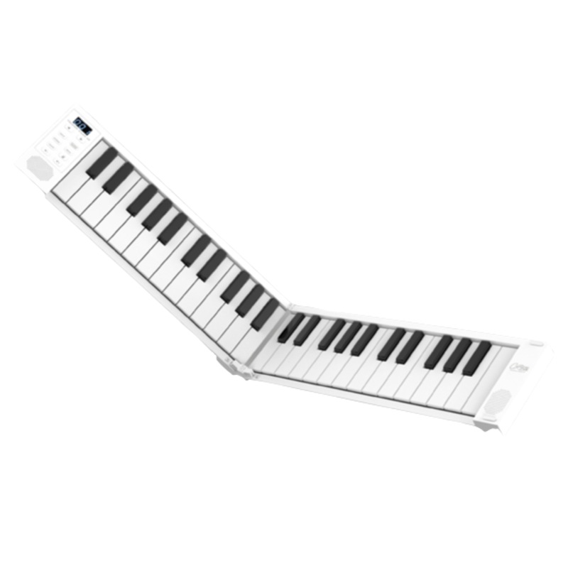 Carry-on FOLDPIANO49 49-Key Collapsible Folding Piano Keyboard, White