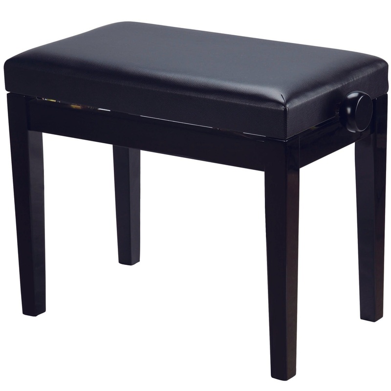 HY-PJ010 Adjustable Piano Bench, Black