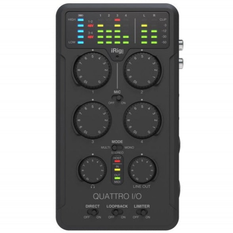 IK Multimedia IRIG-QUATTRO iRig Pro Quattro I/O Audio Interface