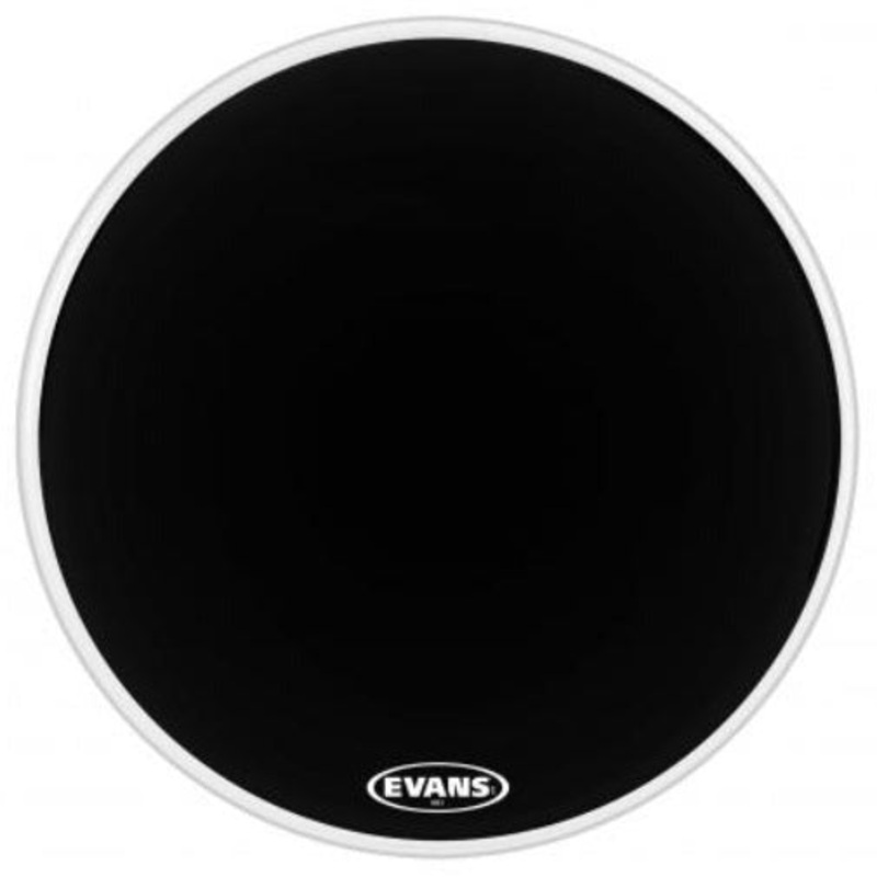 Evans BD18MX1B Evans MX1 Black Marching Bass Drum Head, 18 Inch