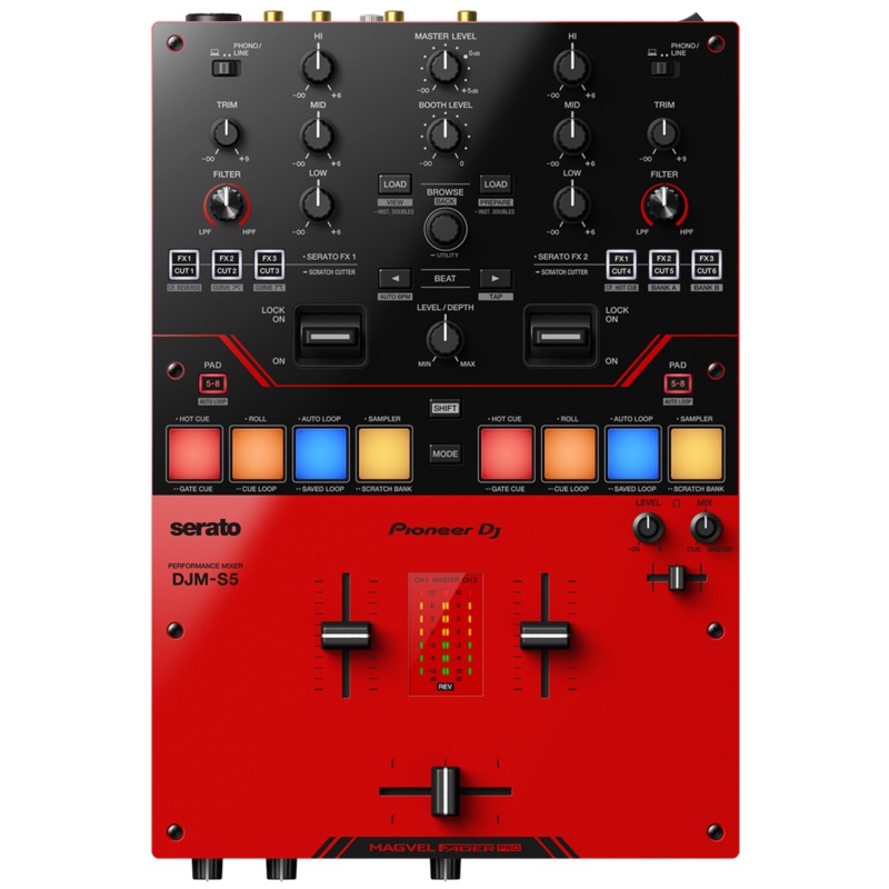 Pioneer DJM-S5 2-Channel Serato DVS Scratch DJ Mixer