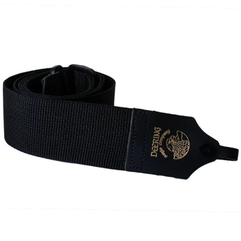 Deering Banjo S-BW 2 Nylon Banjo Strap, Black