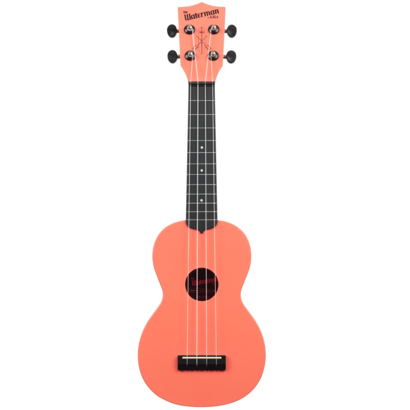 Kala KA-WMS-PK-S Soprano Waterman Ukulele, Pink Dust