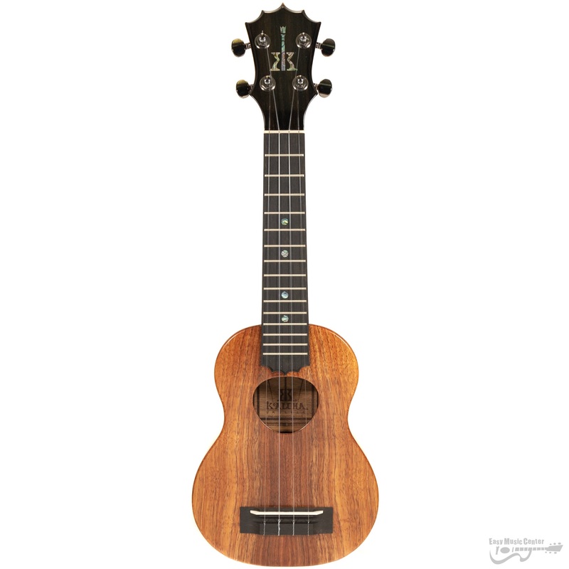 KoAloha KSM-10RP Soprano Royal Pikake Koa Ukulele, Satin Finish