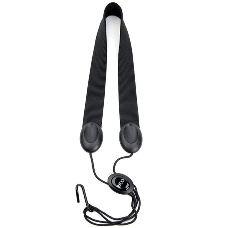 Rico SLA11 Black Fabric Sax Strap for Tenor/Bari
