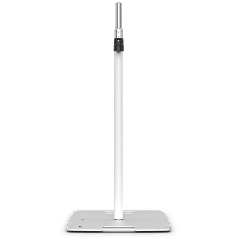 Chauvet FLEXSTANDWHT Flatbase Speaker/Lighting Stand, White, 4.8-8ft, 150lb Load Capacity