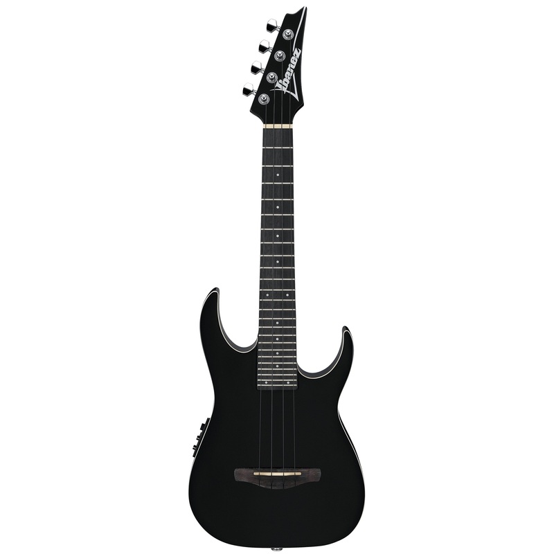 Ibanez URGT100BK RG Tenor Ukulele, Spruce Top, Okoume b/s, Black High Gloss