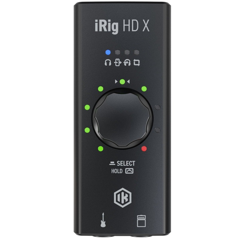 IK Multimedia IP-IRIG-HDX-IN USB-C Digital Guitar Interface for iPhone, iPad, Mac/PC
