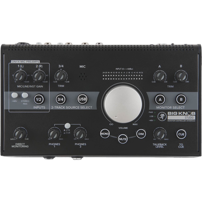 Mackie BIGKNOBSTUDIO 3×2 Studio Monitor Controller | 192kHz USB I/O