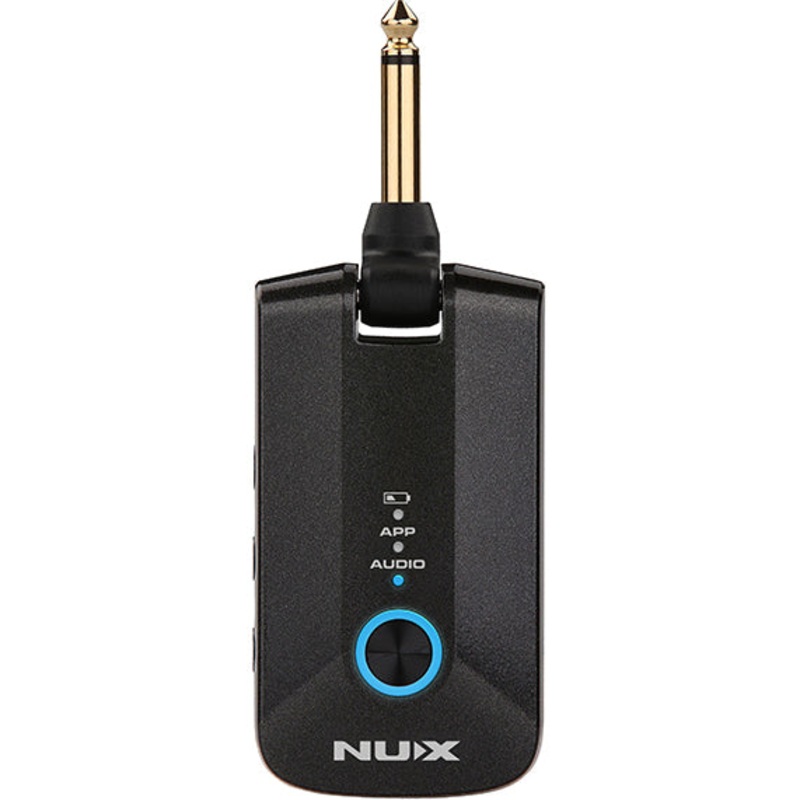 NUX MP-3 Mighty Plug Pro MP3 Guitar and Bass Modeling Headphone Amp with Bluetooth