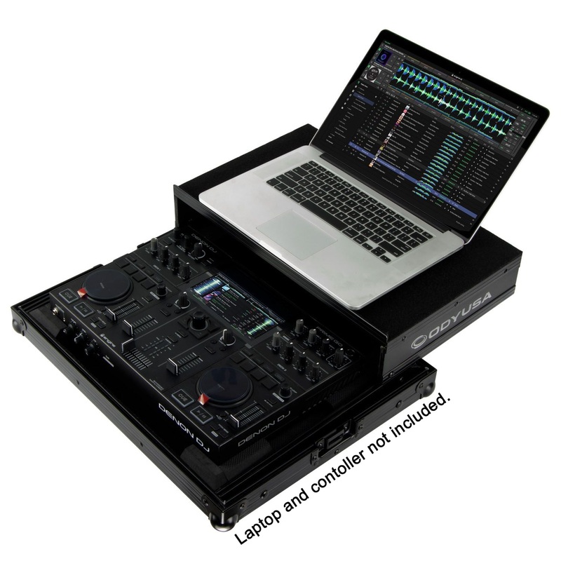 Odyssey FRGSPRIMEGOBL Black Label Glide Style DJ Controller Case – Custom Fit for PRIMEGO; 21 W 16.75 D 7.5 H