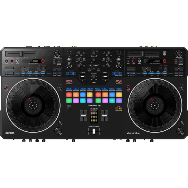 Pioneer DDJ-REV5 Scratch-Style 2-Channel Performance DJ Controller, Black