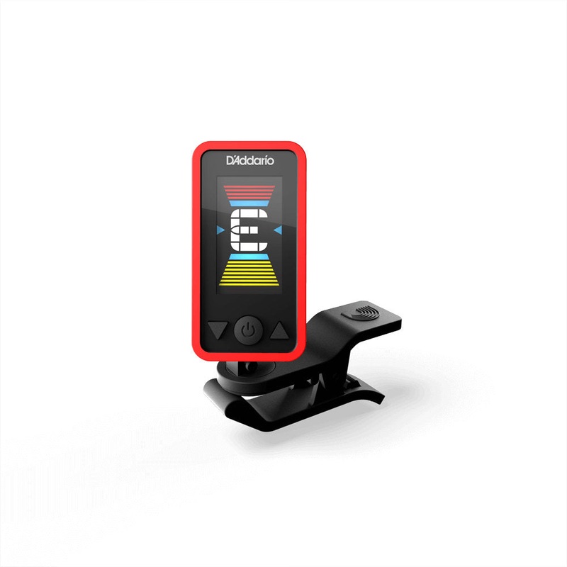 D’Addario PW-CT-17RD Eclipse Chromatic Headstock Tuner – Red