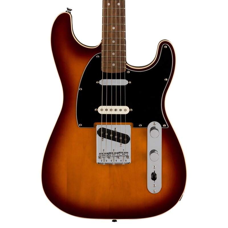 Fender Squier Paranormal Custom Nashville Stratocaster – Laurel Fingerboard – Black Pickguard – Chocolate 2-Color Sunburst